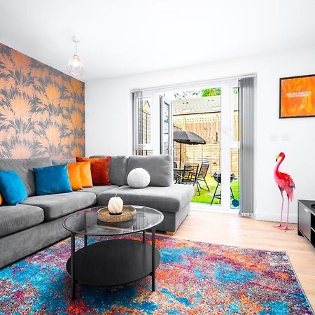 Luxury City Centre 5 Bed House With En-Suite, Bbq, On-Site Parking By Azura Nights Birmingam Exterior foto